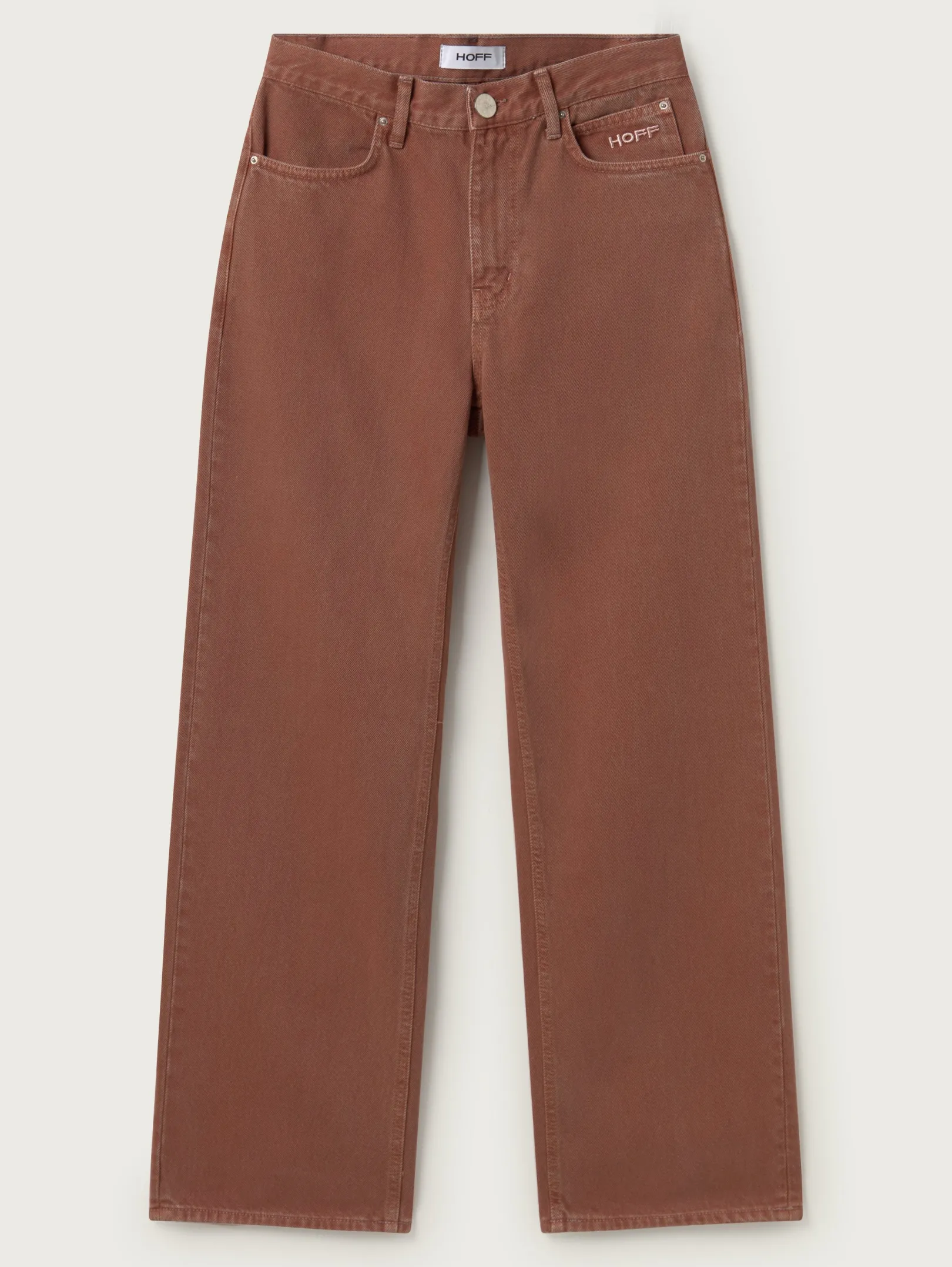 Mujer HOFF Pantalones-DENIM TERRACOTA