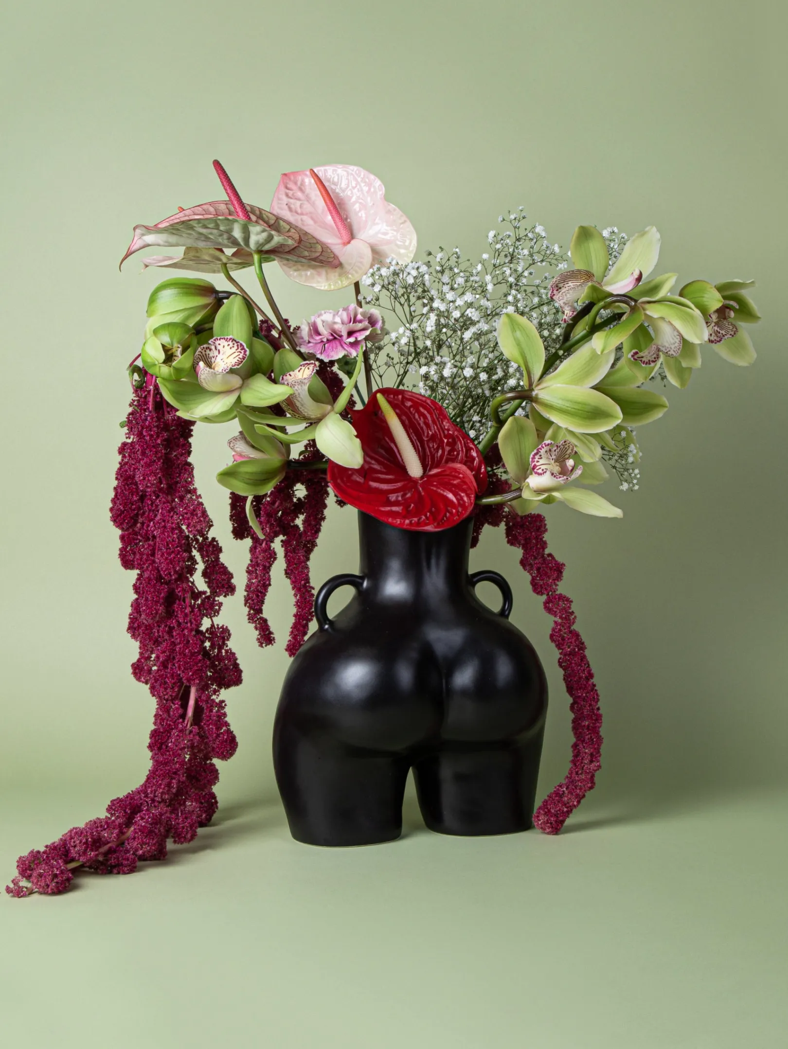 Mujer/Hombre HOFF Decoración | Decoración-LOVE HANDLES VASE BLACK