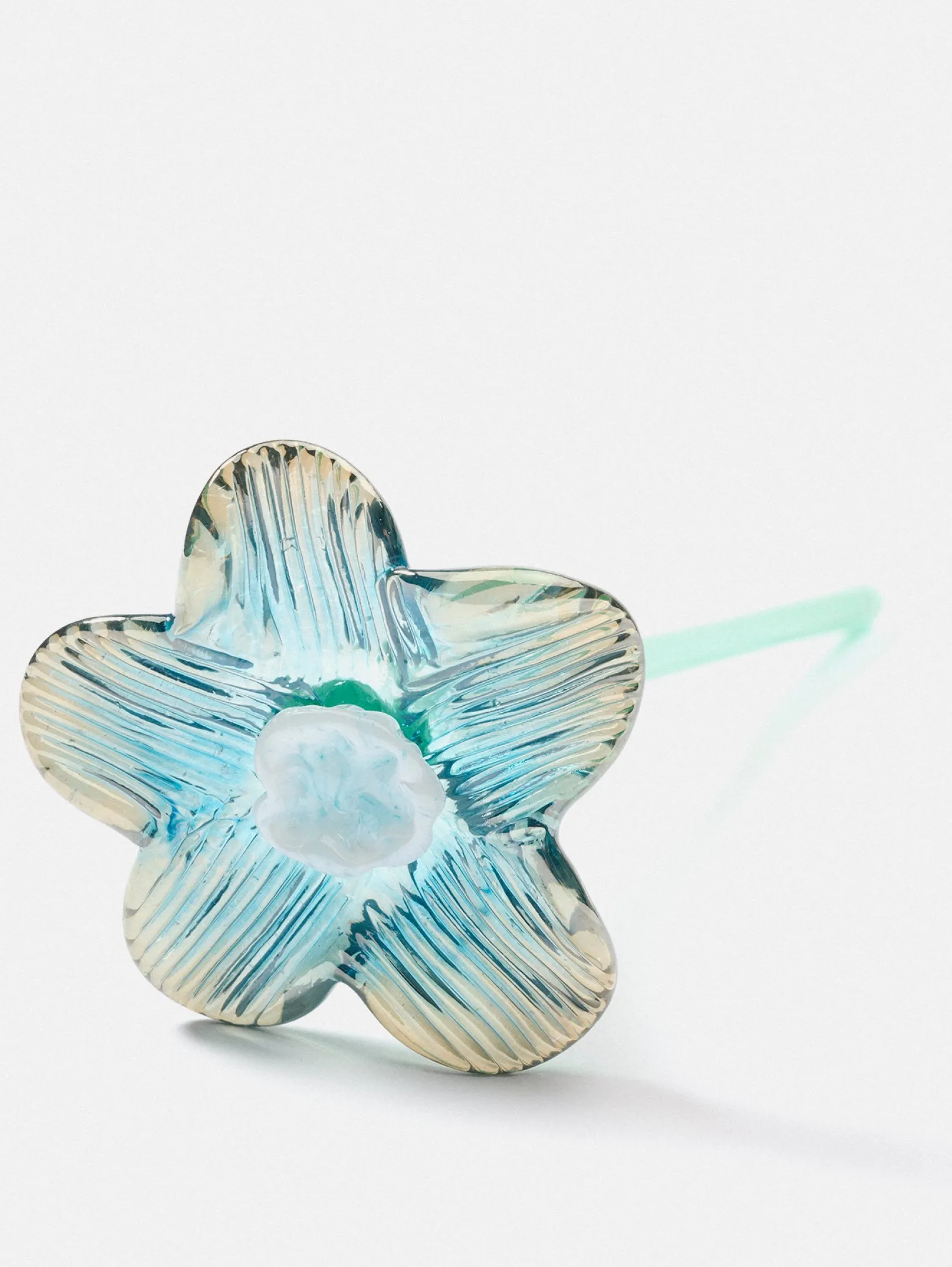 Mujer/Hombre HOFF Decoración | Decoración-MOUTHBLOWN CRYSTAL FLOWER SILVER